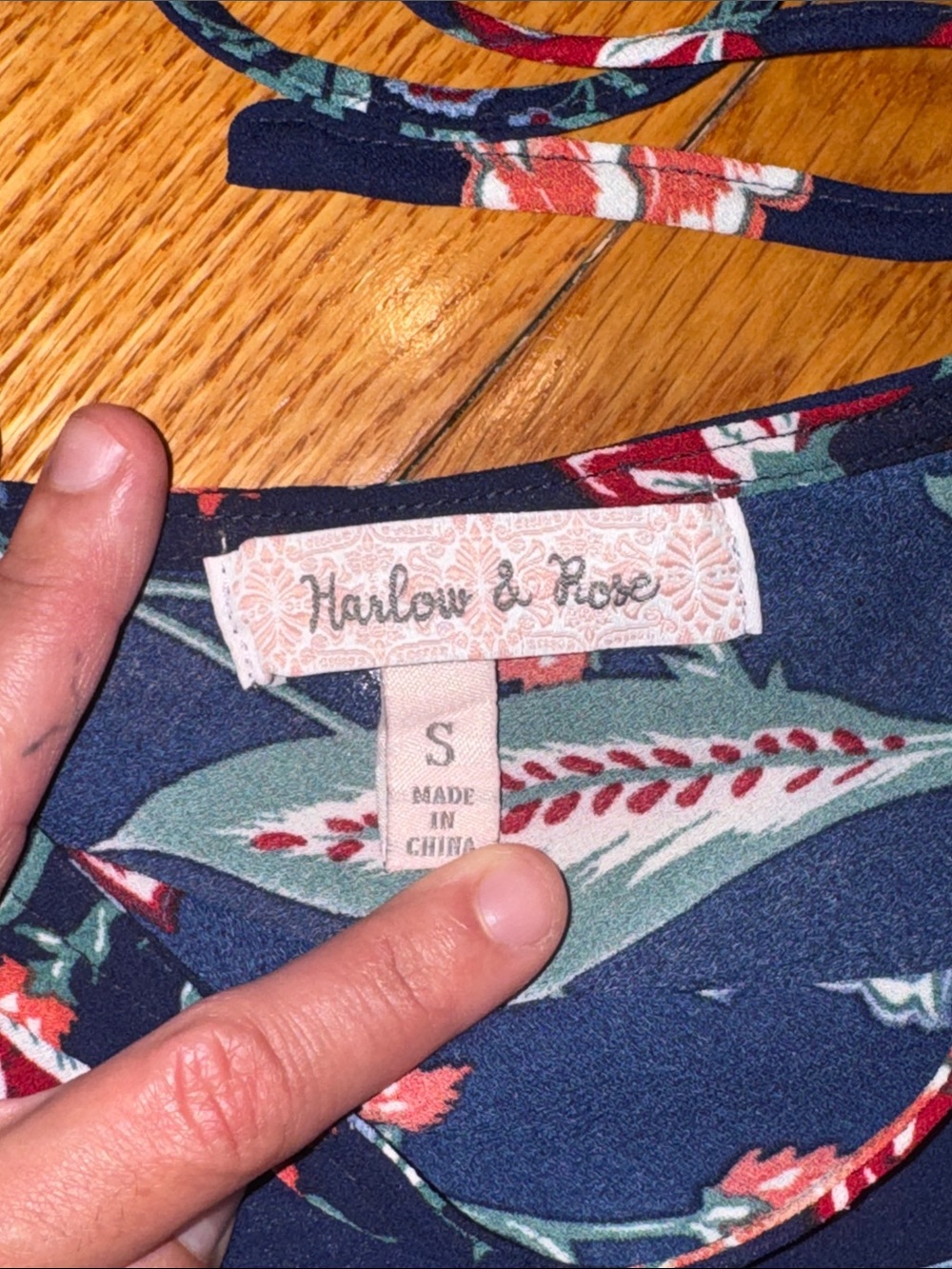 Harlow & Rose Floral High-Low Maxi Dress - Picture 3 of 3